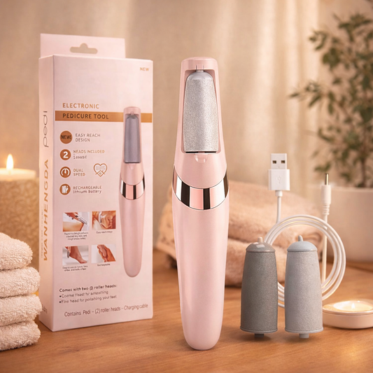 Adieu Peau Sèche : Râpe Électrique Rechargeable Anti-callosités Pieds Doux En Quelques Minutes !